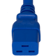 20K19-J-120-BLU - 10FT Blue Secure-Lock/P-Lock IEC320 C20 Locking to IEC320 C19 20A 250V | American Cable Assemblies
