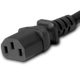 14K13-F-120 - 10FT Black Secure-Lock/P-Lock IEC320 C14 Locking to IEC320 C13 10A 250V | American Cable Assemblies