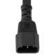 1413K-F-096 - 8FT Black A-Lock IEC320 C14 to IEC320 C13 Universal Locking 10A 250V | American Cable Assemblies