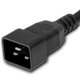 2019K-H-036 - 3FT Black A-Lock IEC320 C20 to IEC320 C19 Universal Locking 15A 250V | American Cable Assemblies