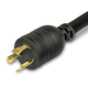 L62013K-H-072 - 6FT Black A-Lock NEMA L6-20P to IEC320 C13 Universal Locking 15A 250V | American Cable Assemblies
