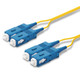 2 SC Duplex connectors, blue