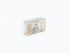 PLUG CAT6 PASSTHROUGH SHIELDED