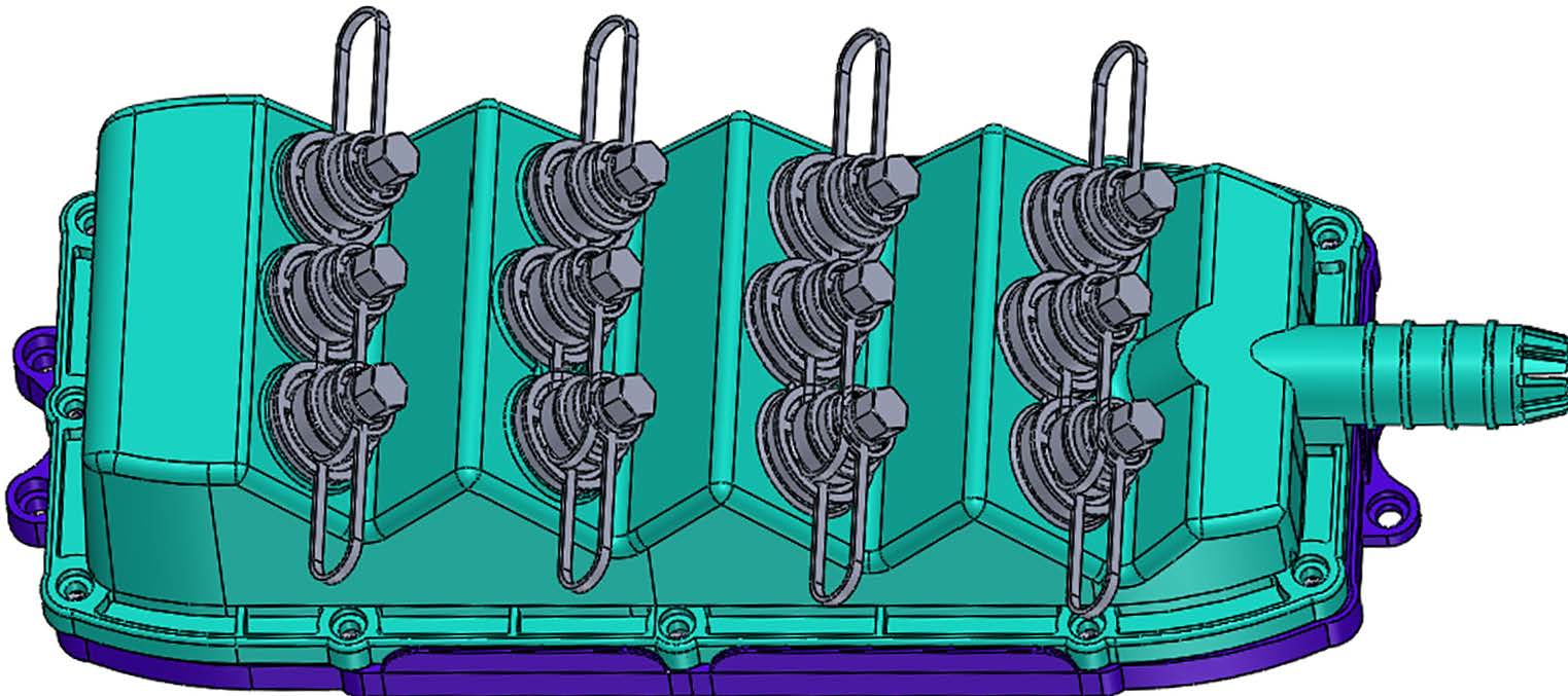 MST terminal 12-port drawing