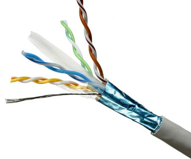 DataMax Patch Cat 5e, AWM 2552 – 26 AWG, 4 pair, shielded, PVC, Gray ...