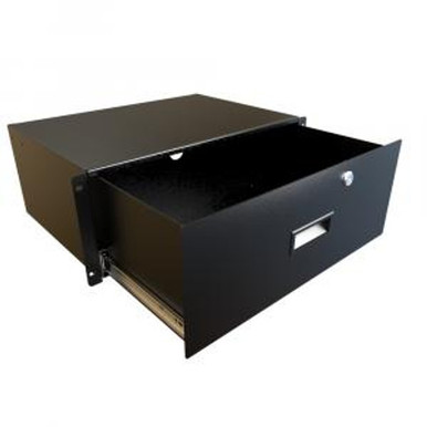 Hammond Manufacturing RDRW1900712BK1 Rack Mount Locking Storage Drawer ...