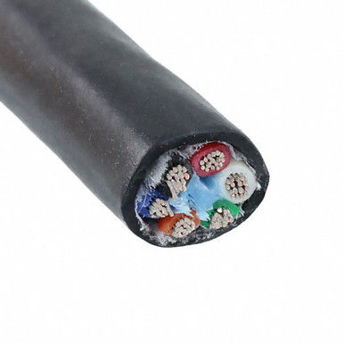 Alpha Wire 45056 BK005 Cable 6 Cond 20Awg Black 100' - www ...