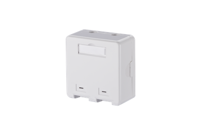 Metz Connect 1309150002KE. Keystone wall outlet surface mounted 2 port ...