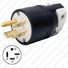 HUBBELL HBL8451C AC Plug NEMA 15-50 Male - www