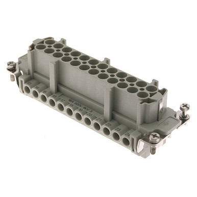 Mencom CNEF-24TX Standard, CNE series, Female Rectangular Insert, size ...