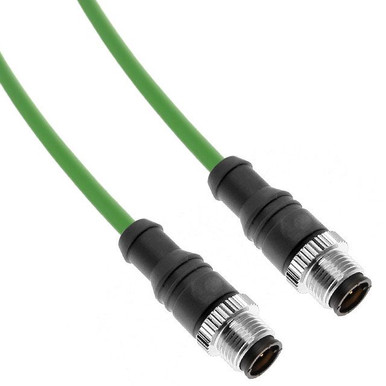 Mencom PND45-4MMPS-10M Profinet, Cordset, Shielded to both ends, 4 Pole ...