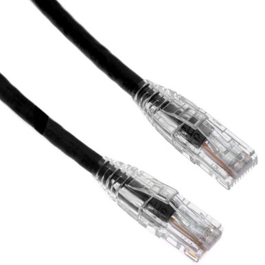Mencom RJ45P-8MMP-2M Ethernet, Cordset, 4 Pairs, RJ45 Male / RJ45 Male ...