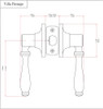 Designers Impressions Villa Design Oil Rubbed Bronze Passage Door Lever: 33-5977
