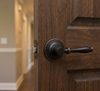 Designers Impressions Villa Design Oil Rubbed Bronze Passage Door Lever: 33-5977