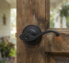 Designers Impressions Richmond Design Black Entry Door Lever: 55-8100