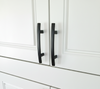Cosmas 2363-3FB Flat Black Subtle Arch Cabinet Pull