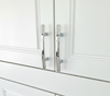 Cosmas 2363-3.5CH Polished Chrome Subtle Arch Cabinet Pull
