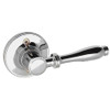 Designers Impressions Villa Design Polished Chrome Dummy Door Lever: 88-5951