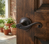 Designers Impressions Livingston Design Oil Rubbed Bronze Entry Door Lever: 33-5100
