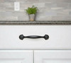 Cosmas 6632FB Flat Black Cabinet Pull