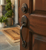 Designers Impressions Frankfort Oil Rubbed Bronze Traditional Handleset with Bedford Interior: 33-8000/1644