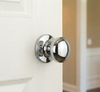 Designers Impressions Bedford Design Polished Chrome Dummy Door Knob: 88-1651