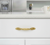 Cosmas 9009BB Brushed Brass Twist Cabinet Pull