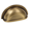 Cosmas 4310BAB Brushed Antique Brass Cabinet Cup Pull