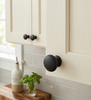 Cosmas 5422FB Flat Black Cabinet Knob