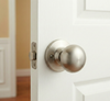 Designers Impressions Bedford Design Satin Nickel Passage Door Knob: 22-1677
