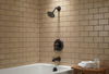 Designers Impressions 654692 Oil Rubbed Bronze Tub / Shower Combo Faucet with Multi-Setting Shower Head