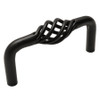 Cosmas 9992-030FB Flat Black Birdcage Cabinet Pull