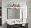 Designers Impressions Charleston Series Satin Nickel 2 Light Wall Sconce / Bathroom Fixture: 10009