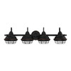 Designers Impressions Charleston Series Oil Rubbed Bronze 4 Light Wall Sconce / Bathroom Fixture: 10013