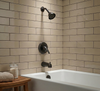 Designers Impressions 651657 Oil Rubbed Bronze Tub / Shower Combo Faucet