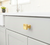 Cosmas 1480BB Brushed Brass Modern Contemporary Square Cabinet Knob