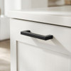 Cosmas 14777-89FB Flat Black Modern Contemporary Cabinet Pull