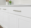 Cosmas 14777-128SN Satin Nickel Modern Contemporary Cabinet Pull