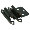 Cosmas 17139-ORB Oil Rubbed Bronze Hinge Variable Overlay (Pair)