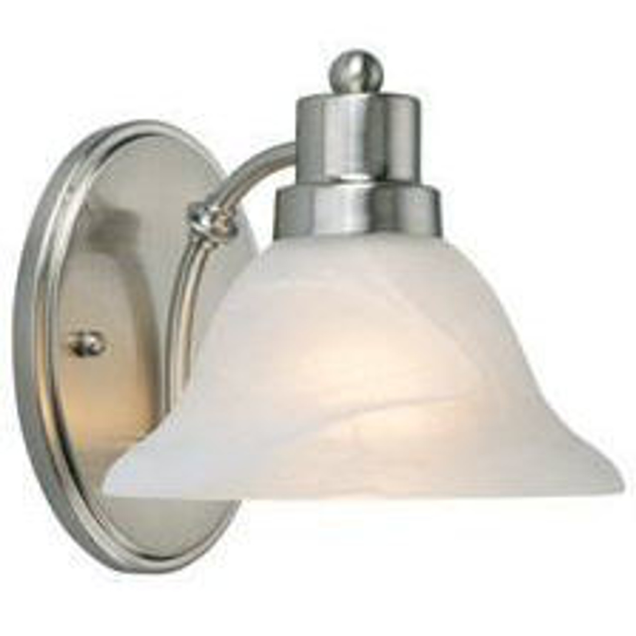 Satin Nickel 1 Light Wall Sconce / Bathroom Fixture 54