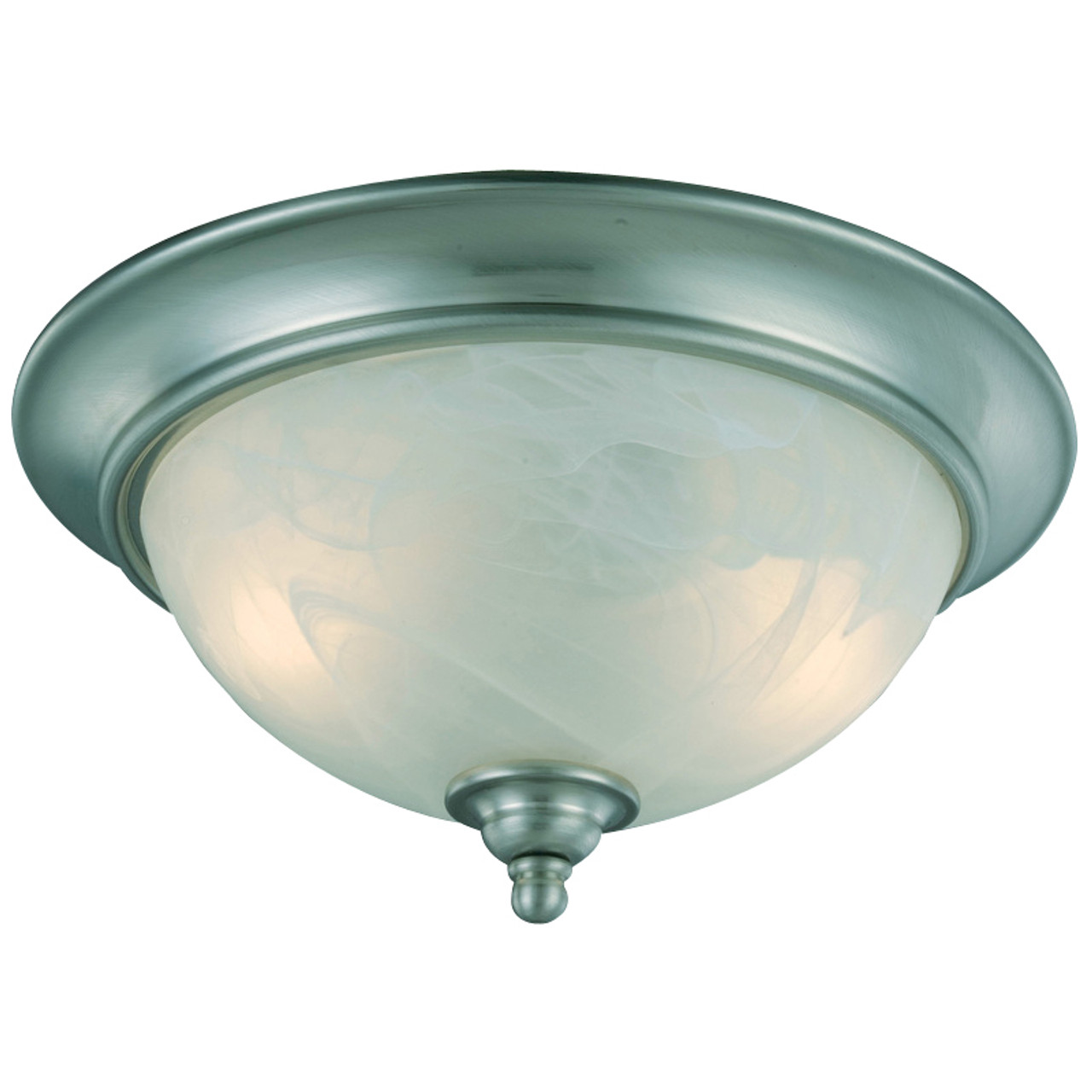 Satin Nickel Flush Mount Ceiling Light Fixture 10 4449 Discount