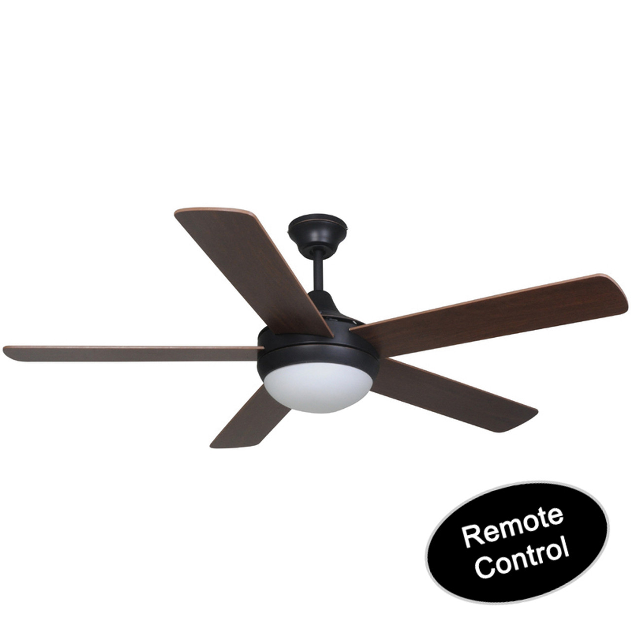 Riverchase Oil Rubbed Bronze 52 Ceiling Fan W Light Kit Remote