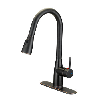 Designers Impressions 654739 Oil Rubbed Bronze Kitchen Faucet w/ Pull Out Sprayer