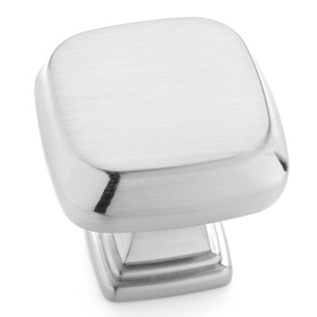 Cosmas 1487SN Satin Nickel Modern Contemporary Square Cabinet Knob