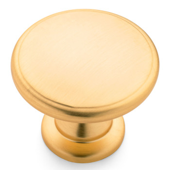 Cosmas 13248BG Brushed Gold Round Contemporary Cabinet Knob