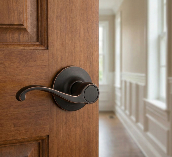 Designers Impressions Richmond Design Oil Rubbed Bronze Passage Door Lever: 33-8177