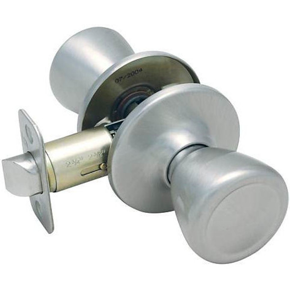 Designers Impressions Salem Design Satin Nickel Passage Door Knob: 22-2477