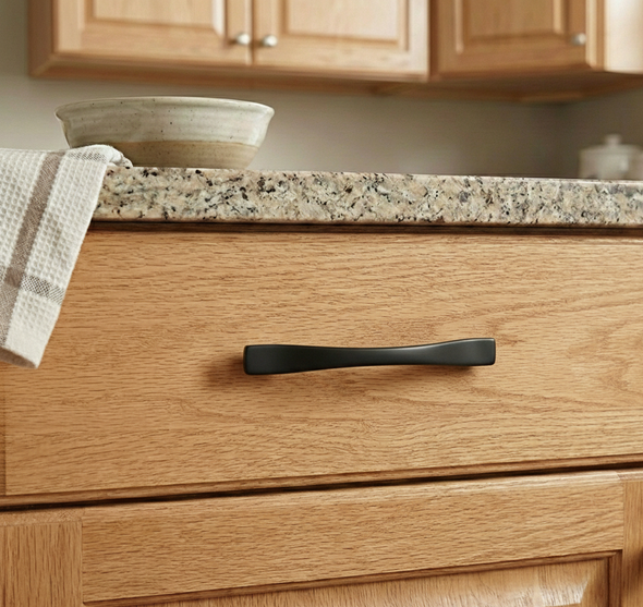 Cosmas 8902FB Flat Black Cabinet Pull