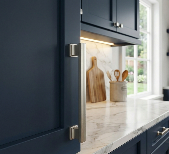 Cosmas 702-4SN Satin Nickel Contemporary Cabinet Pull