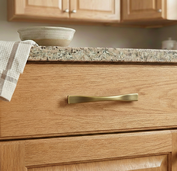 Cosmas 8902BAB Brushed Antique Brass Cabinet Pull